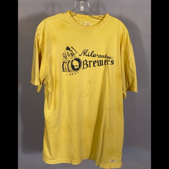 Milwaukee Brewers T shirt BUNDLE Nike Yount REPLICA & THROWBACK - Picture 1 of 8